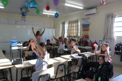 Iniciou o ano letivo em Lagoa dos Três Cantos
