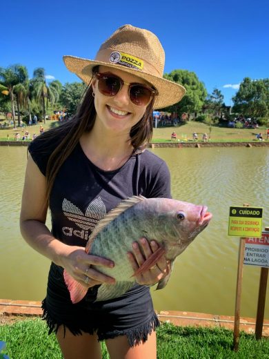 Pesca na Lagoa, mais de 80Kg de peixes retirados da água