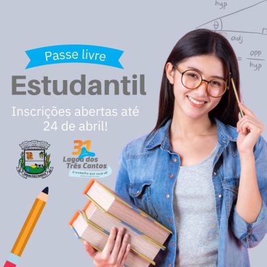 Abertas as inscrições para o Passe Livre Estudantil