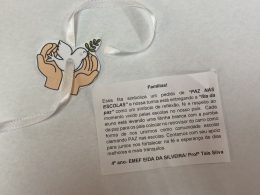 Alunos três-cantenses fazem apelo de paz