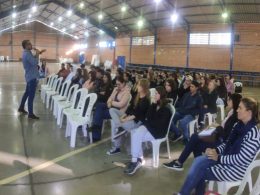 Palestras sobre o Maio Laranja