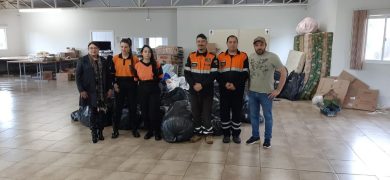 Contribuição de Lagoa dos Três Cantos para os atingidos pelo ciclone no estado
