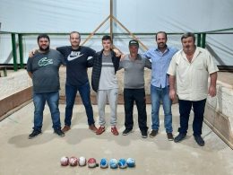 Parceiros da Bocha o grande campeão do Municipal de Bocha de Lagoa dos Três Cantos