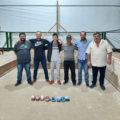Parceiros da Bocha o grande campeão do Municipal de Bocha de Lagoa dos Três Cantos