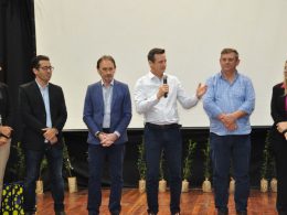Prefeito de Lagoa dos Três Cantos participa de solenidade do Projeto Rodovias