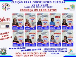 Lagoa dos Três Cantos terá eleição do Conselho Tutelar no próximo dia 1º de outubro
