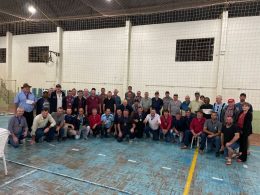 Entrega de prêmios aos vencedores do Municipal de Canastra