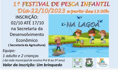 1º Festival de pesca infantil na Lagoa