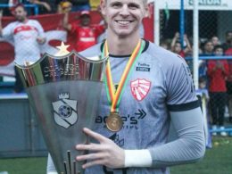 Goleiro três-cantense Raul é bicampeão da Copa da FGF com a equipe do São Luiz de Ijuí