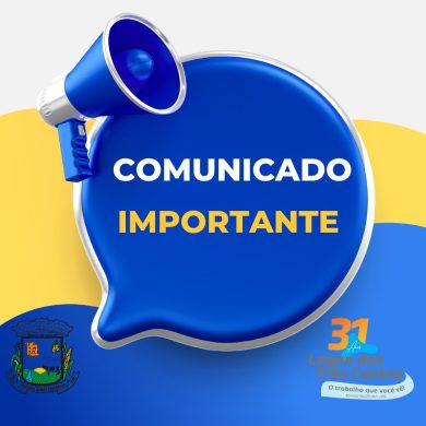 COMUNICADO IMPORTANTE