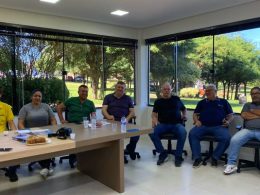 Prefeito Sergio Lasch convidou a imprensa regional para mais um café da manhã