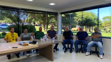 Prefeito Sergio Lasch convidou a imprensa regional para mais um café da manhã