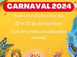Ponto Facultativo nas repartições públicas de Lagoa dos Três Cantos