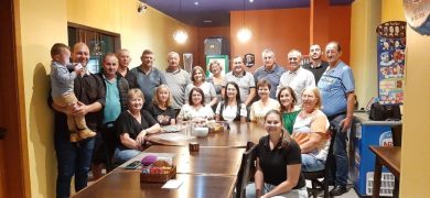 Famílias de Roca Sales estiveram em Lagoa dos Três Cantos para agradecer a solidariedade recebida por ocasião da enchente que devastou a cidade
