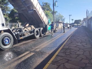 Lagoa dos Três Cantos terá 100% das ruas na cidade pavimentadas