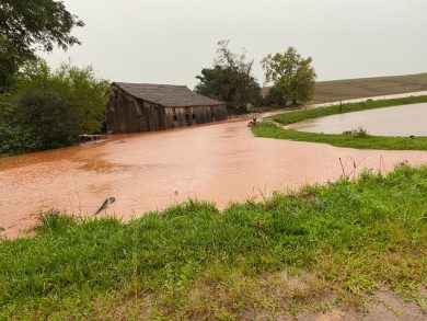 Emater divulga laudo sobre danos causados pelas fortes chuvas em Lagoa dos Três Cantos