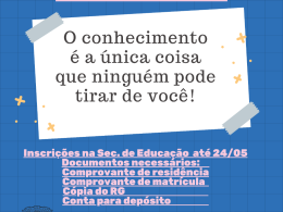Auxílio aos estudantes de Lagoa dos Três Cantos