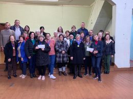 A entrega de prêmios aos vencedores do Municipal de Canastra Feminina ocorreu com torneio e jantar de confraternização