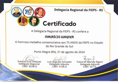 Maurício Wagner é homenageado pela FIEP-RS