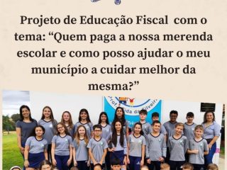 Entrega de Folder sobre Projeto de Educação Fiscal marca o encerramento de atividades realizadas pelo GMEF no ano de 2024.