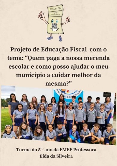 Entrega de Folder sobre Projeto de Educação Fiscal marca o encerramento de atividades realizadas pelo GMEF no ano de 2024.