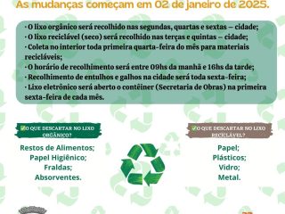 Nova sistemática no recolhimento de resíduos em Lagoa dos Três Cantos