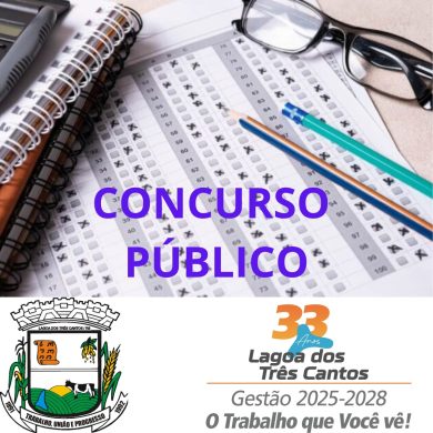 Governo Municipal de Lagoa dos Três Cantos realizará Concurso Público
