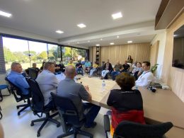 Governo Municipal de Lagoa dos Três Cantos recebeu a imprensa da região para coletiva no dia do 33º aniversário do Município