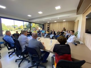 Governo Municipal de Lagoa dos Três Cantos recebeu a imprensa da região para coletiva no dia do 33º aniversário do Município