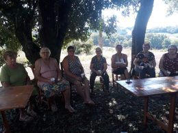 Retorno de atividades com o Grupo de Melhor idade de Linha Kronenthal