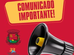Aviso à Comunidade três-cantense