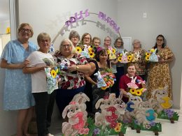 Grupo Amigas do Artesanato, fortalecendo o Simbolismo da Páscoa através de sua destreza com as mãos