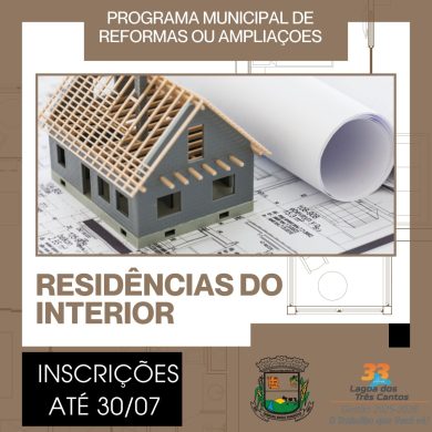 Programa Reformas Habitacionais no interior