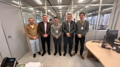 Prefeito de Lagoa dos Três Cantos e comitiva cumpre agenda em na capital do estado