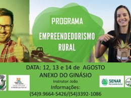 Programa empreendedorismo Rural em Lagoa dos Três Cantos
