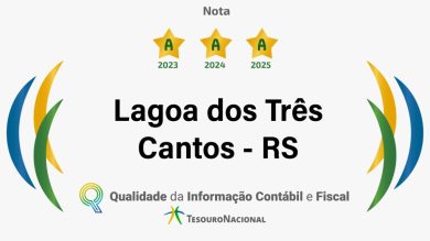 Lagoa dos Três Cantos recebe pelo 3º ano consecutivo o Selo A de Qualidade da Informação Contábil e Fiscal