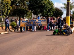 Sábado (06) foi dia de Desfile Cívico em Lagoa dos Três Cantos e estreia de Banda Marcial