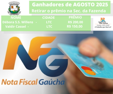 Extração Municipal do Programa Nota Fiscal Gaúcha – NFG
