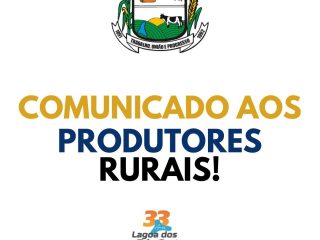 Comunicado aos produtores rurais