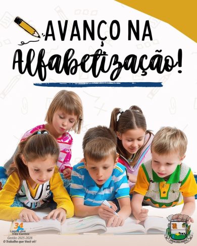Lagoa dos Três Cantos conquista selos e atinge 93% no Indicador Criança Alfabetizada 2025