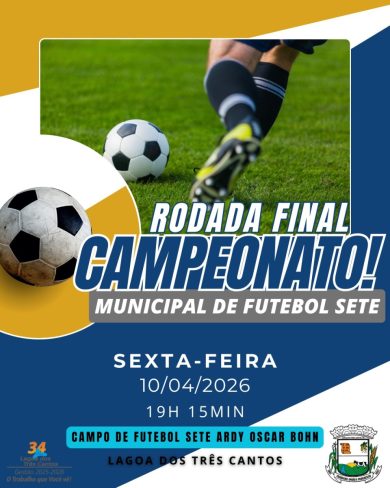 Grande final do Municipal de Futebol Sete – Taça Ari Isidoro Bohn – ocorre nesta sexta-feira em Lagoa dos Três Cantos