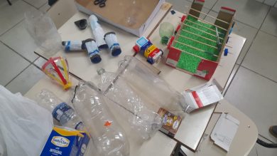 Projeto de Educação Fiscal transforma materiais recicláveis em aprendizado sobre cidadania e responsabilidade social em Lagoa dos Três Cantos