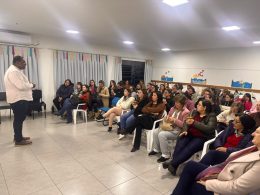 Secretaria da Educação de Lagoa dos Três Cantos promove palestra com o tema “Cuidar Educa”