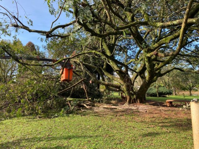 Secretaria de Obras intensifica recuperação de estradas e limpeza após vendaval em Lagoa dos Três Cantos