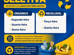 Administração Municipal reforça cronograma da coleta seletiva e orienta população sobre a separação correta dos resíduos