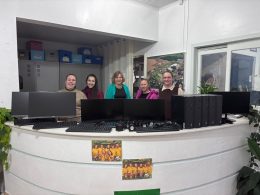 Secretaria de Educação de Lagoa dos Três Cantos Recebe 5 novos computadores