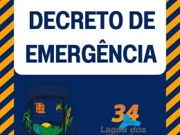 Prefeitura de Lagoa dos Três Cantos decreta Situação de Emergência após fortes chuvas