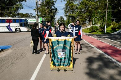 Banda Marcial Municipal de Lagoa dos Três Cantos participa do XI Encontro de Bandas Marciais de Soledade
