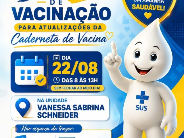 Lagoa dos Três Cantos realizará o Dia D de Vacinação no sábado (22)