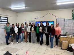 Professores da rede municipal de ensino de Lagoa dos Três Cantos participam de formação continuada